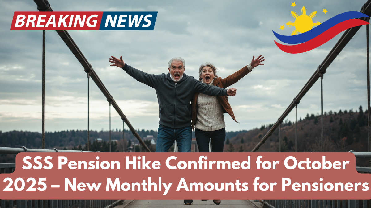 SSS Pension Hike Confirmed for October 2025 – New Monthly Amounts for Pensioners