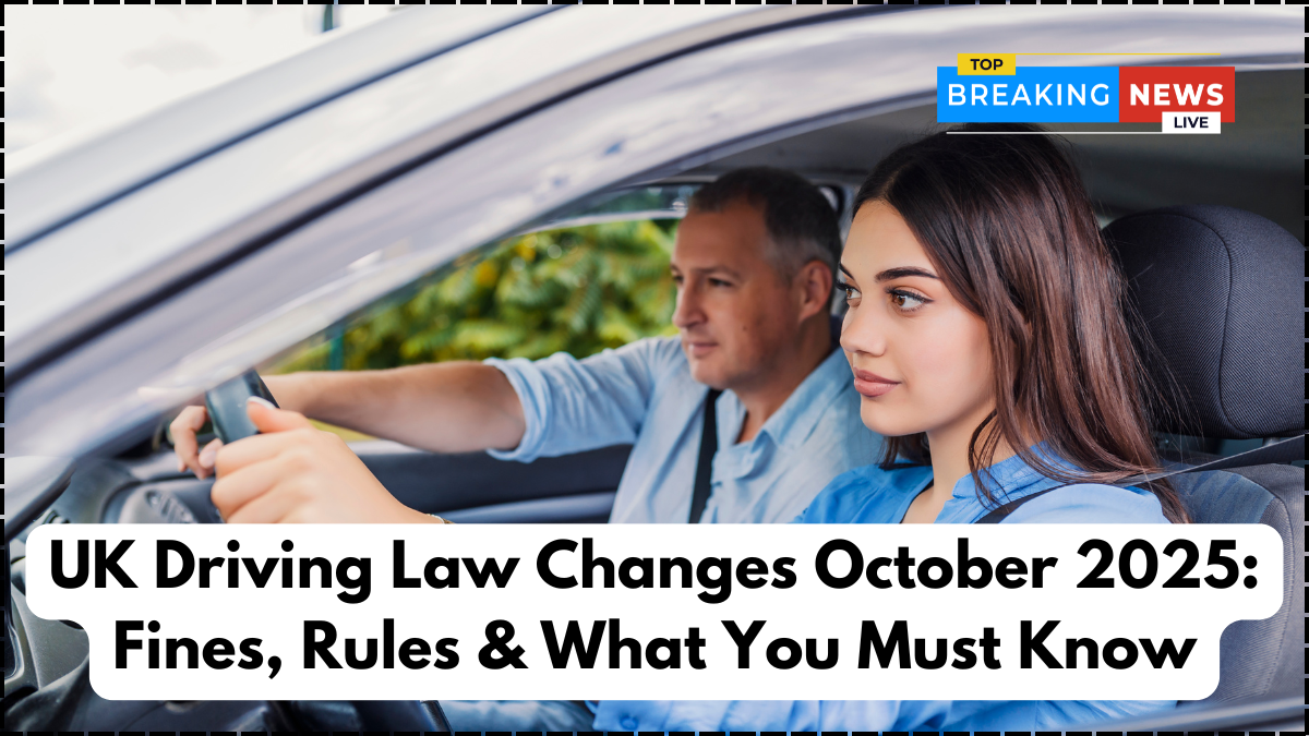 UK Driving Law Changes October 2025: Fines, Rules & What You Must Know