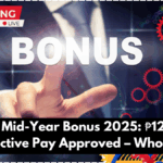 GSIS Mid-Year Bonus 2025: ₱12,500 Retroactive Pay Approved – Who Gets It