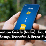 eSIM Activation Guide (India): Jio, Airtel & Vi—Setup, Transfer & Error Fixes