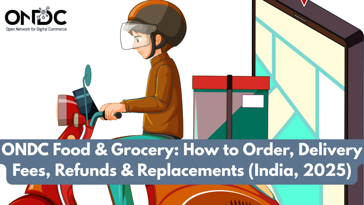 ONDC Food & Grocery: How to Order, Delivery Fees, Refunds & Replacements (India, 2025)