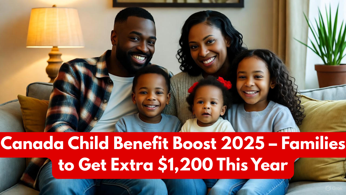 Canada Child Benefit Boost 2025 – Families to Get Extra $1,200 This Year