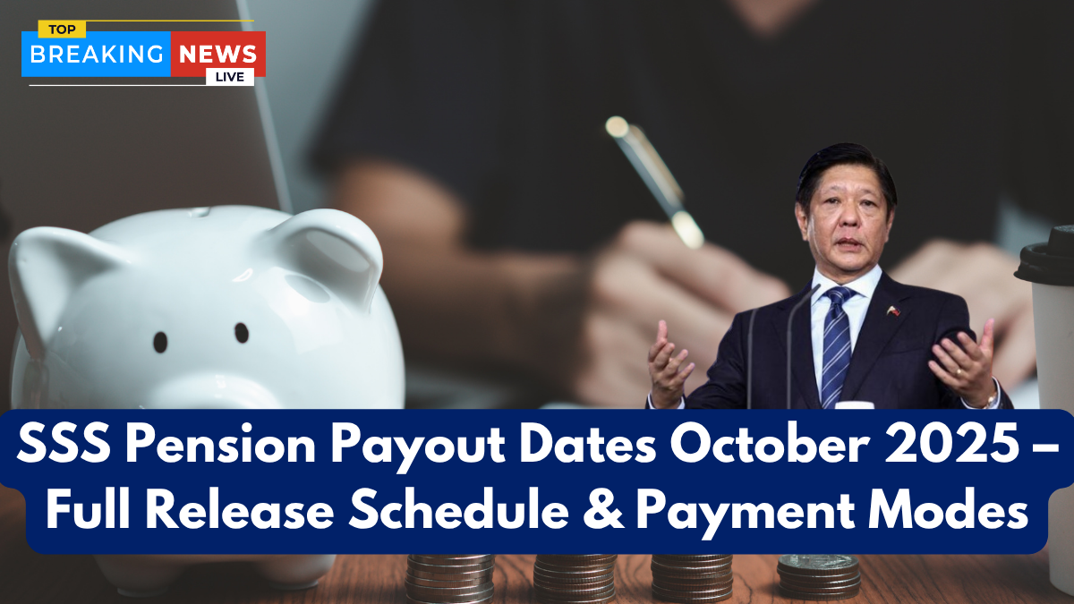 SSS Pension Payout Dates October 2025 – Full Release Schedule & Payment Modes