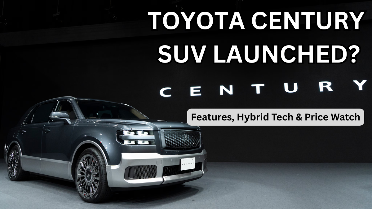Toyota Century SUV Launched? Features, Hybrid Tech & Price Watch